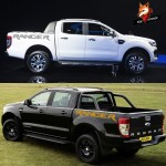 Vinyl Film Auto Sports Styling Decals Automobile Car Side Stickers Trunk Decoration Car Accessories For Ford Ranger 2Pcs
